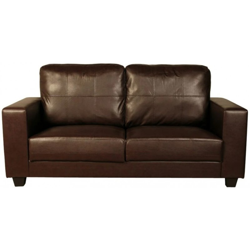 AM Queensbury 3 Seater Brown